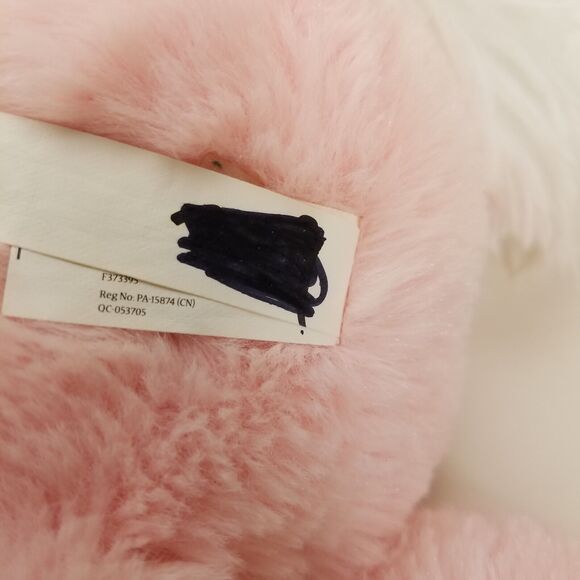 Make Believe Ideas Pink Unicorn Plush Rattle Lovey Teether Crinkle Sensory Tabs - Picture 8 of 11